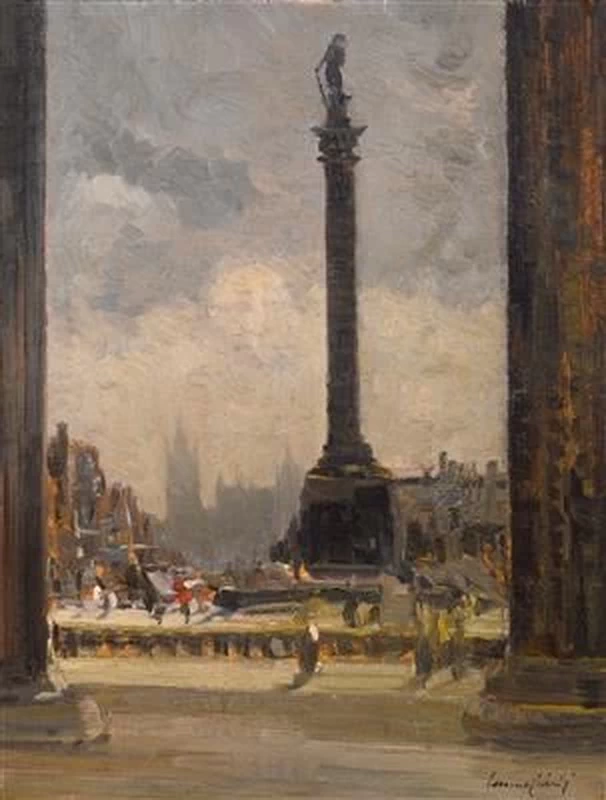 La colonna di Nelson a Trafalgar Square, Londra